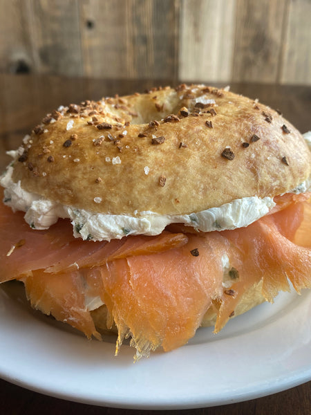 Bagel with Lox and Cream Cheese